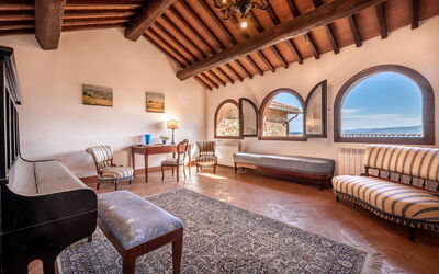 La Corte del Mangia: Common Room, Living Room