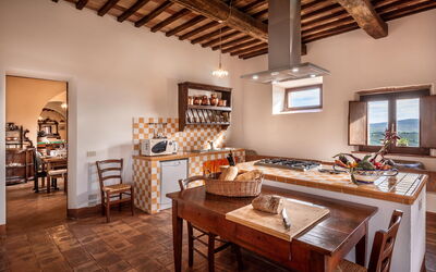 La Corte del Mangia: Common Room, Kitchen