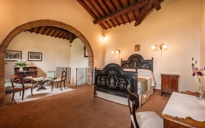 La Corte del Mangia: Bedroom