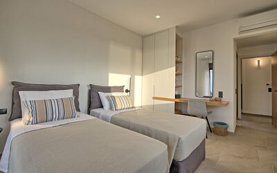 Villa Acropolitana: chambre à coucher