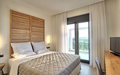 Villa Acropolitana: chambre à coucher