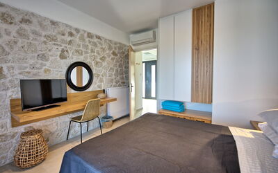 Villa Acropolitana: chambre à coucher