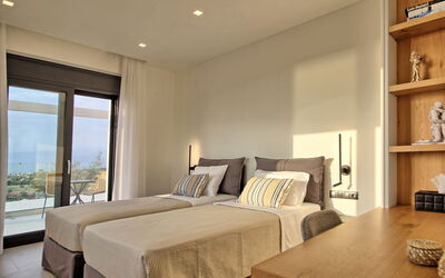 Villa Acropolitana: chambre à coucher