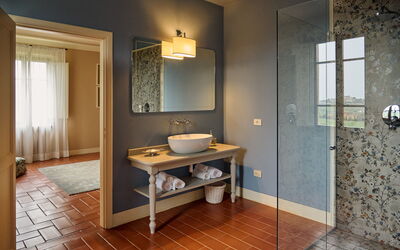 Villa Marliana: Badkamer