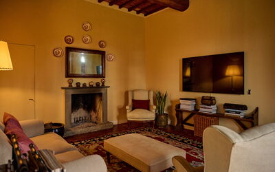 Villa Marliana: Woonkamer