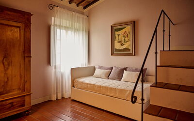 Villa Marliana: slaapkamer