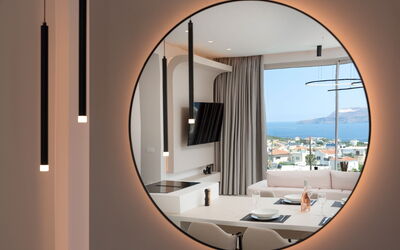 Seaview Lux: Cuisine, Salon