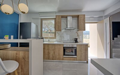 Villa Silentium Ionia: Cuisine, Salle à manger