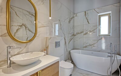 Villa Silentium Ionia: Salle de bain