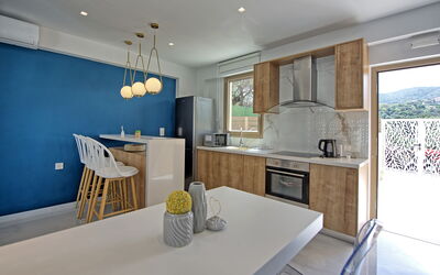 Villa Silentium Ionia: Cuisine, Salle à manger