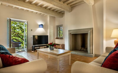 Villa Lucarella: Living Room