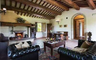 Villa S.f. Assisi: Living Room, Winter