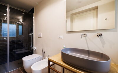 Casa Bellocchia: Badkamer, Herfst, Lente, Zomer