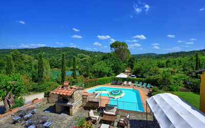 Casa Zaffiro: Tuin, zwembad