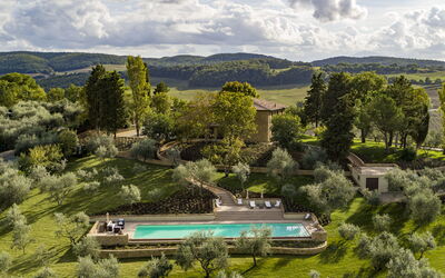 Villa Matteis: bassin, Vues