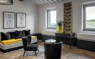 Villa Scopeto: Living Room