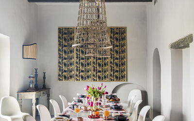 Villa Scopeto: Dining Room, Food