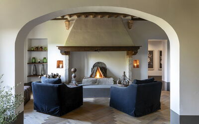 Villa Scopeto: Living Room