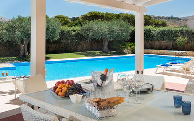 Villa Cornino - Custonaci, Sicilia: Autumn, Balcony / Terrace / Patio, Building Exterior, Pool, Spring, Summer