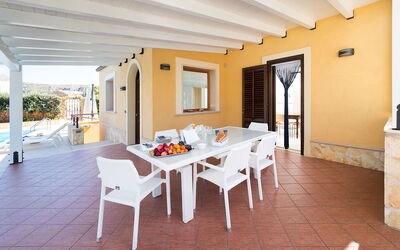 Villa Cornino - Custonaci, Sicilia: Autumn, Balcony / Terrace / Patio, Building Exterior, Spring, Summer