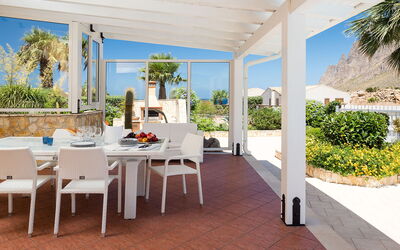 Villa Cornino - Custonaci, Sicilia: Autumn, Balcony / Terrace / Patio, Building Exterior, Spring, Summer