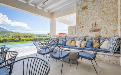 Villa Serenissima: Balcon / Terrasse / Patio, bassin, Extérieur, Extérieurs, Jardin