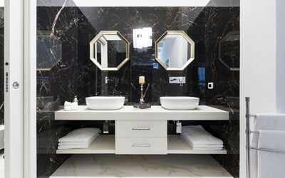 Villa Agrigenta - Ribera, Sicilia: Badkamer, Herfst, Lente, Zomer