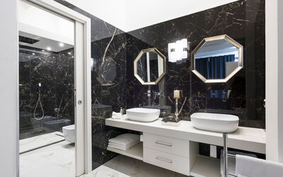 Villa Agrigenta - Ribera, Sicilia: Badkamer, Herfst, Lente, Zomer