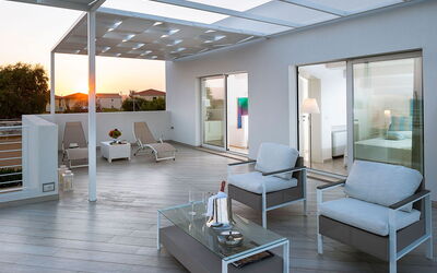 Casa Panarini: Autumn, Balcony / Terrace / Patio, Building Exterior, Outdoor, Spring, Summer