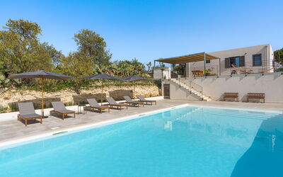 Casa Bianca - Noto, Sicilia: all'aperto, Autunno, Balcone / Terrazza / Patio, Estate, Esterni, Piscina, Primavera
