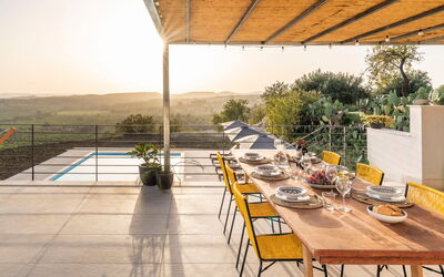Casa Bianca - Noto, Sicilia: all'aperto, Autunno, Balcone / Terrazza / Patio, Estate, Esterni, Piscina, Primavera, Vista Panoramica