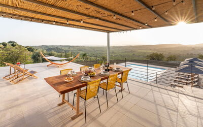 Casa Bianca - Noto, Sicilia: all'aperto, Autunno, Balcone / Terrazza / Patio, Estate, Esterni, Piscina, Primavera, Vista Panoramica