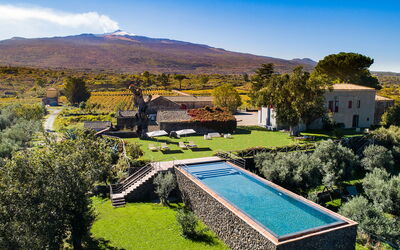 Dimora Vulcano - Castiglione di Sicilia, Sicilia: Autumn, Building Exterior, Garden, Outdoor, Pool, Scenic View, Spring, Summer