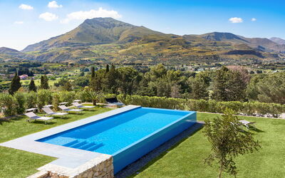 Villa Cinema - Castellammare del Golfo, Sicilia: all'aperto, Autunno, Estate, Esterni, Giardino, Piscina, Primavera, Vista Panoramica