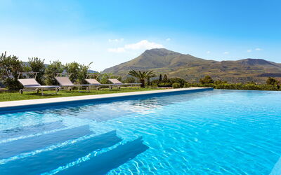 Villa Cinema - Castellammare del Golfo, Sicilia: all'aperto, Autunno, Estate, Esterni, Giardino, Piscina, Primavera, Vista Panoramica