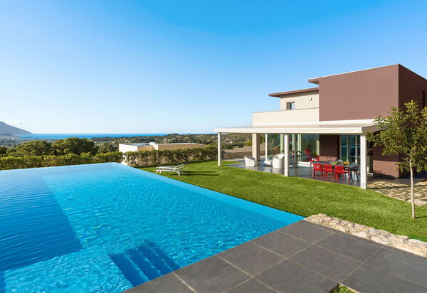 Villa Cinema - Castellammare Del Golfo, Sicilia: Autumn, Building Exterior, Garden, Outdoor, Pool, Scenic View, Spring, Summer