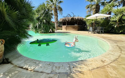 Villa Rosarno: bassin, Été, Extérieur, Jardin