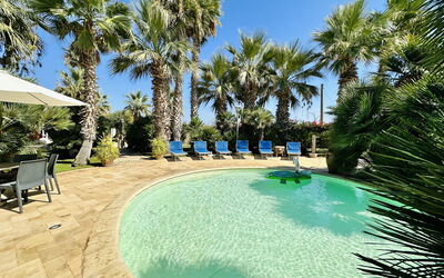 Villa Rosarno: bassin, Été, Extérieur, Jardin