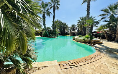 Villa Rosarno: bassin, Été, Extérieur, Jardin