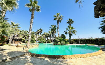 Villa Rosarno: bassin, Été, Extérieur, Jardin