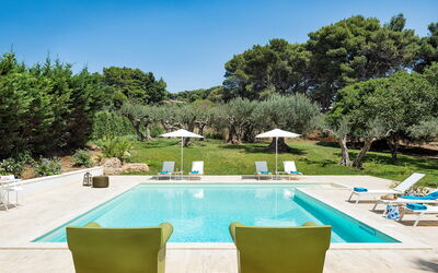 Casa Fiore - Salemi, Sicilia: Balkon / terras / patio, Buitenkanten, Buitenshuis, Herfst, Lente, Tuin, Zomer, zwembad