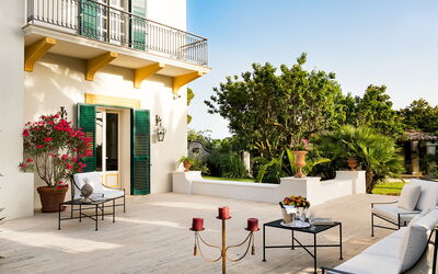 Casa Fiore - Salemi, Sicilia: Balkon / terras / patio, Buitenkanten, Buitenshuis, Herfst, Lente, Tuin, Zomer