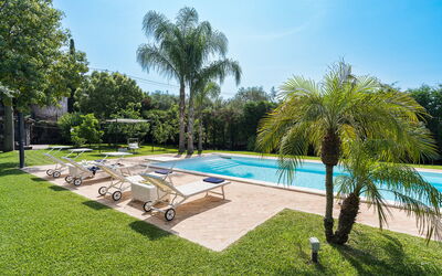 Oasi Verde - Santa Maria la Stella, Sicilia: Buitenkanten, Buitenshuis, Herfst, Lente, Tuin, Zomer, zwembad