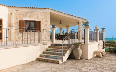 Villa Vistamare - Montallegro, Sicilia: Activities, Autumn, Balcony / Terrace / Patio, Building Exterior, Spring, Summer