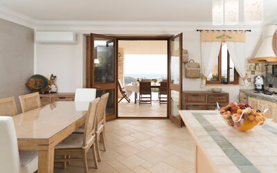 Villa Vistamare - Montallegro, Sicilia4: Autumn, Balcony / Terrace / Patio, Dining Room, Spring, Summer