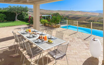 Mirabilia - Tangi, Sicilia: Autumn, Balcony / Terrace / Patio, Building Exterior, Outdoor, Pool, Scenic View, Spring, Summer