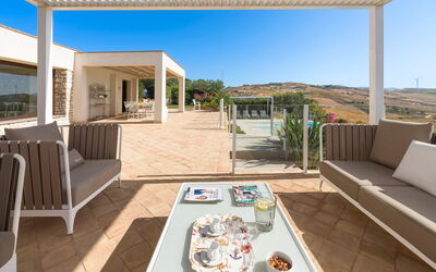 Mirabilia - Tangi, Sicilia: Autumn, Balcony / Terrace / Patio, Building Exterior, Outdoor, Pool, Scenic View, Spring, Summer