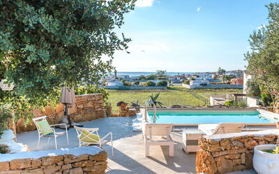 Villa Trullo - Torricella, Puglia: Automne, Balcon / Terrasse / Patio, bassin, Été, Extérieur, Extérieurs, Jardin, Printemps