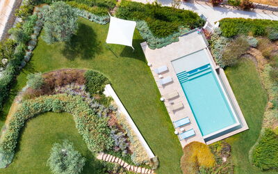 Splendida - Modica, Sicilia: Balkon / terras / patio, Buitenkanten, Buitenshuis, Herfst, Lente, Tuin, Zomer, zwembad