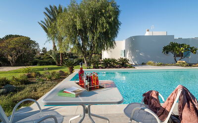 Villa Chiara - Paceco, Sicilia: Autumn, Balcony / Terrace / Patio, Building Exterior, Garden, Outdoor, Pool, Spring, Summer